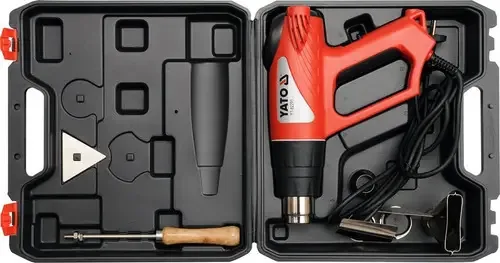 Pistola de calor Yt-82291 com acessórios - Yato