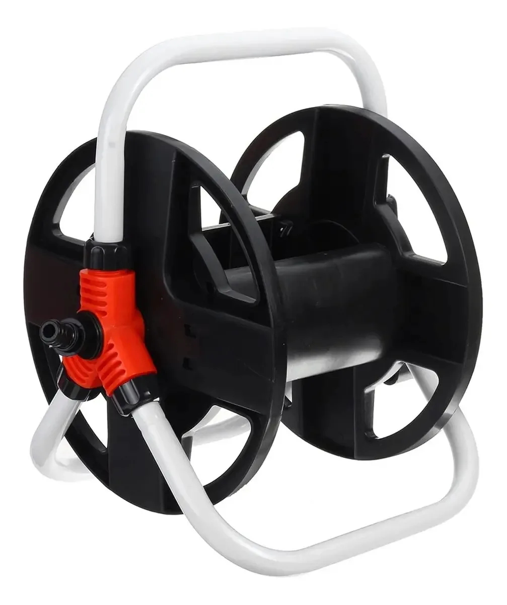 Bobina de bobina Reel Part 1 Mangueira de irrigação Aquaflex H1030 cor laranja e preto