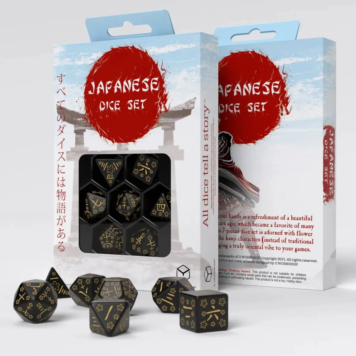 Jogo de dados japonês Deep Night Firefly Q Workshop