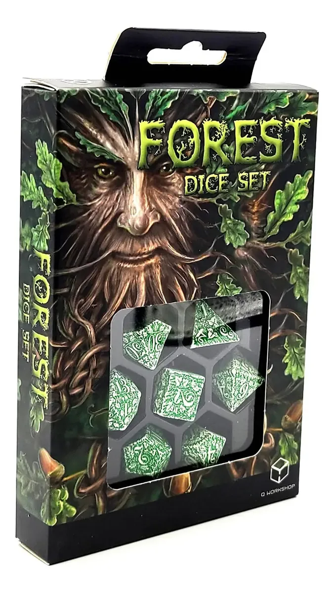 Jogo de dados Q Workshop Forest: Tundra