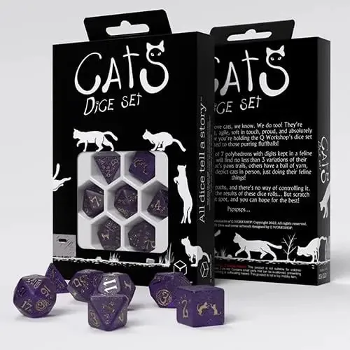 Q Workshop Jogo De Dados De Gatos: Purrito