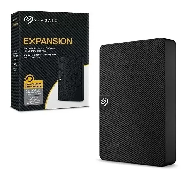 Hd Externo Portatil Expansion Seagate 4tb Stkm4000400 Preto
