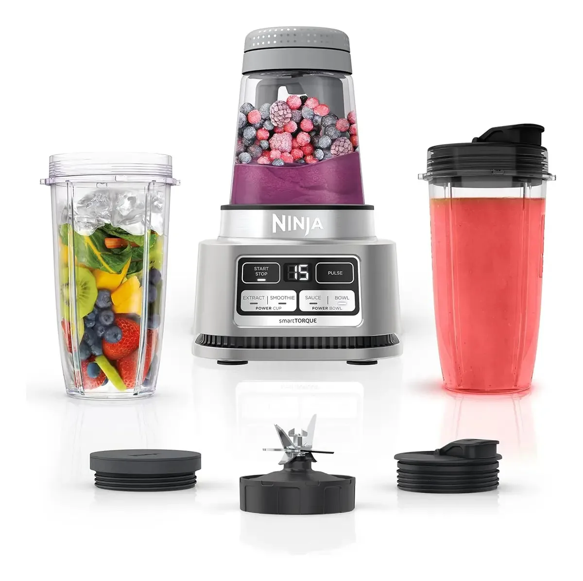 Liquidificador Ninja 1200w para batidos e molhos