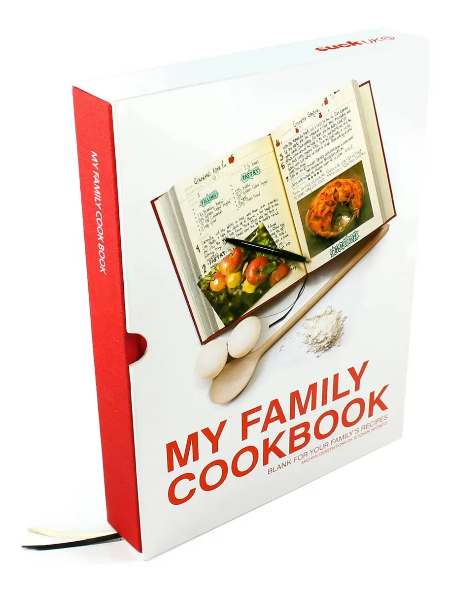 Suck Uk Livro De Receitas Para Escrever Suas Próprias Receitas | Livro De Receitas Em Branco E Livros De Culinária Para Escrever | Caderno De Receitas De Capa Dura | Livro De Culinária Em Branco E...