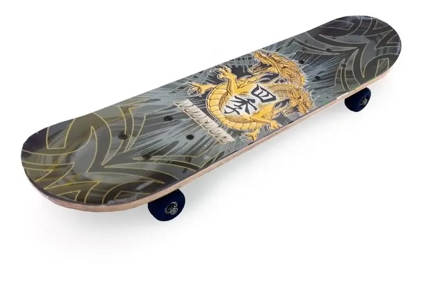 Skate de madeira pequeno com design - Educational Twist