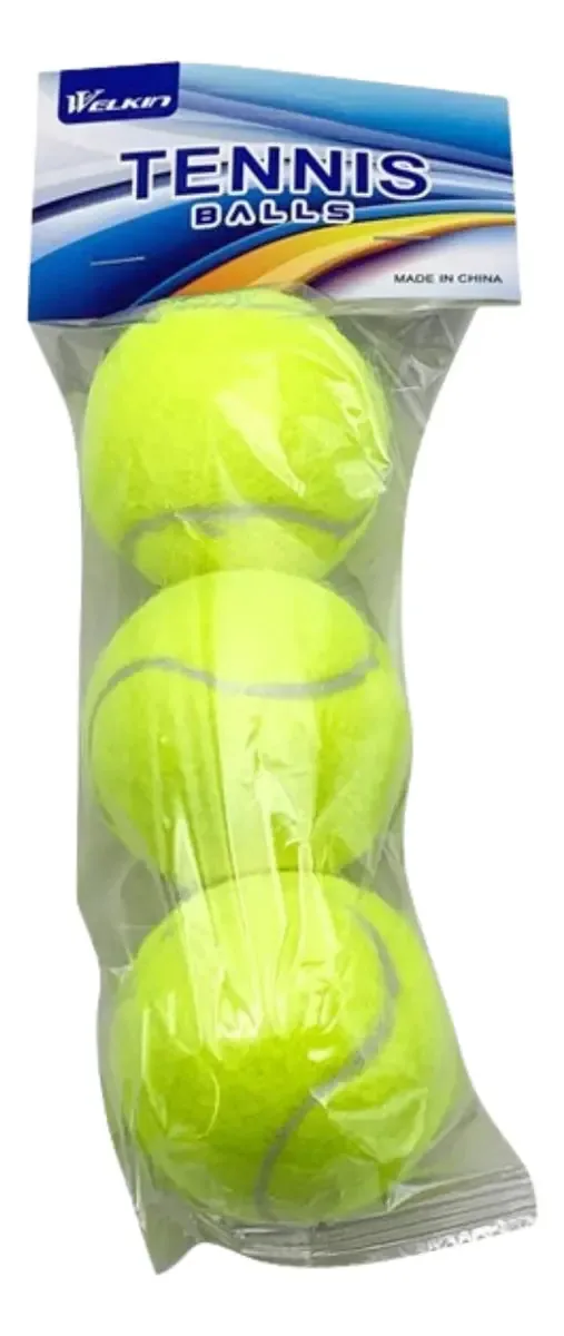 Pacote X3 bolas de tênis verdes
