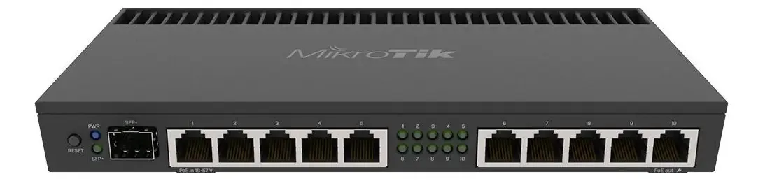 Roteador Bridge Mikrotik Rb4011igs+rm 10 Portas Gigabit