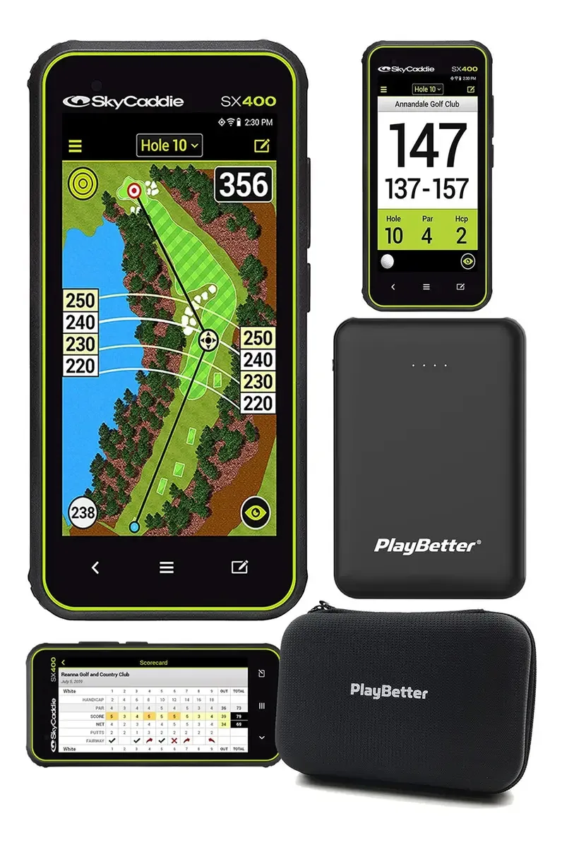 Pacote de alimentação Golf Gps Rangefinder Skycaddie Sx400
