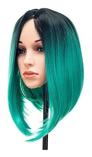 Peruca Swacc de cabelo curto e sombreada