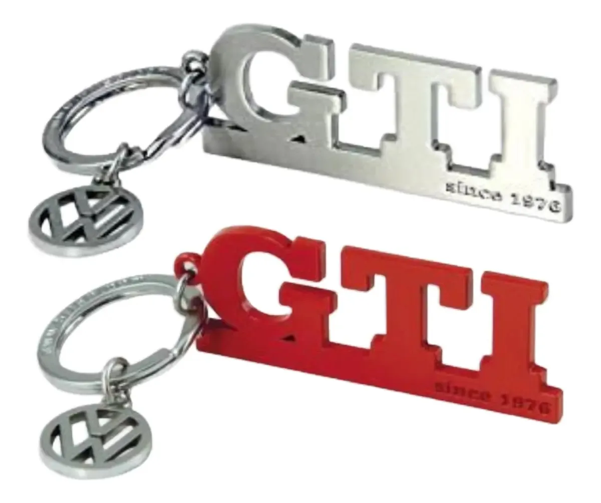 Chaveiros prateados Gti Color