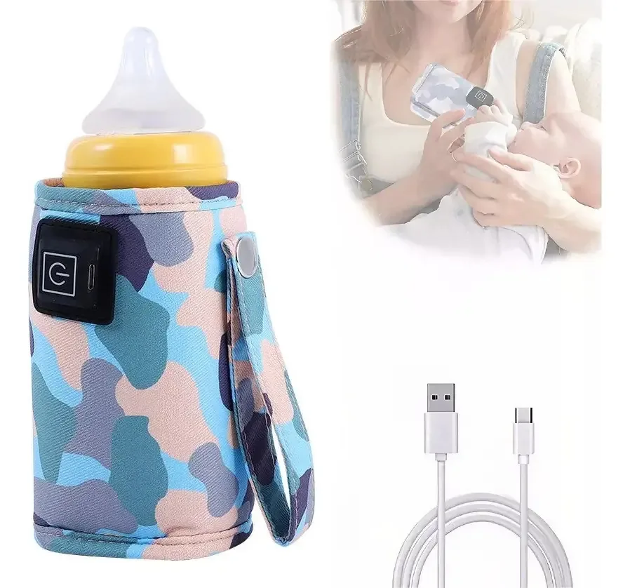 Aquecedor de biberões com USB, mantém você aquecido