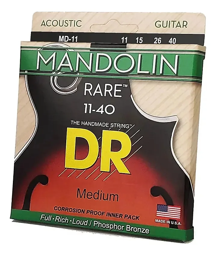 Cordas de bandolim 12/40 Rare Bandolim Dr Md-11