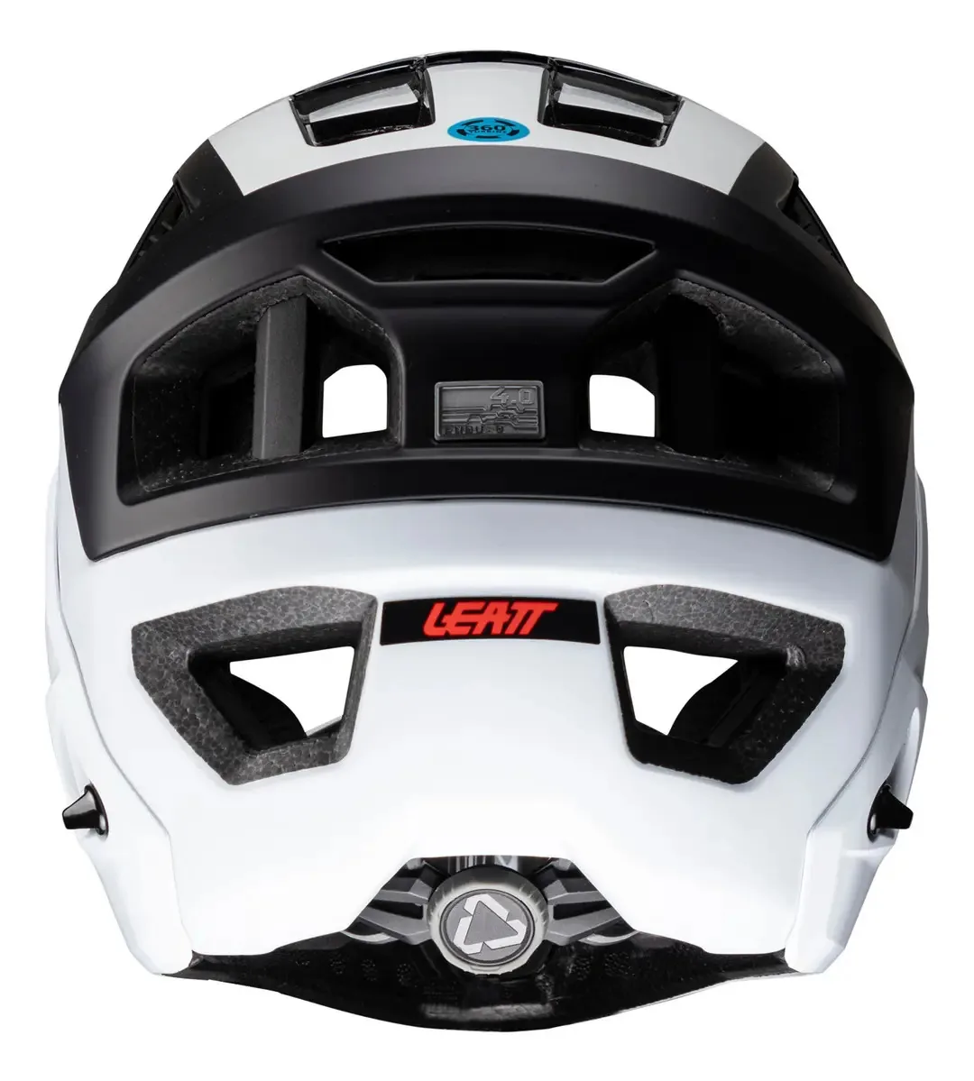 Capacete Enduro 4.0 Branco Leatt 2 Em 1 Mtb E-bike Downhill Tamanho M