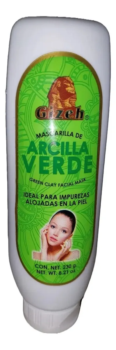 Máscara de argila verde