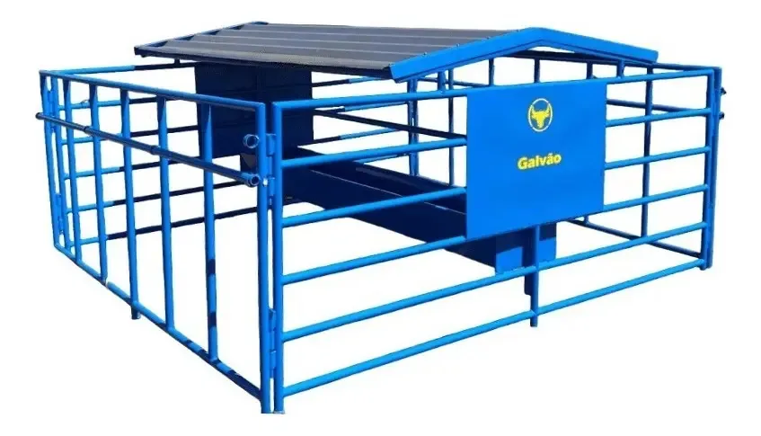 Creep Feeding Para Bezerros 4x3m Em Aço Galvão