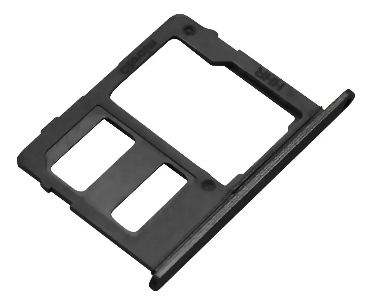 Bandeja SIM para Samsung Galaxy J6 Plus Dual Tray - cor preta