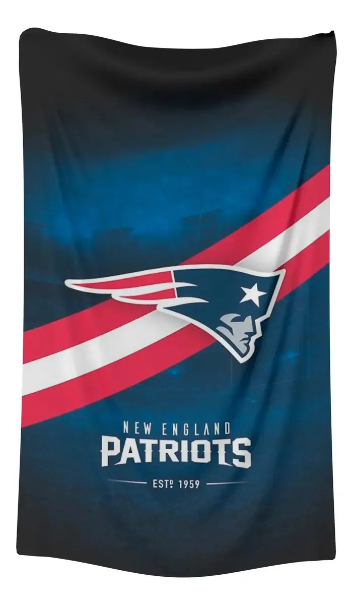 Toalha de banho esportiva de microfibra de microfibra de cor azul Patriots