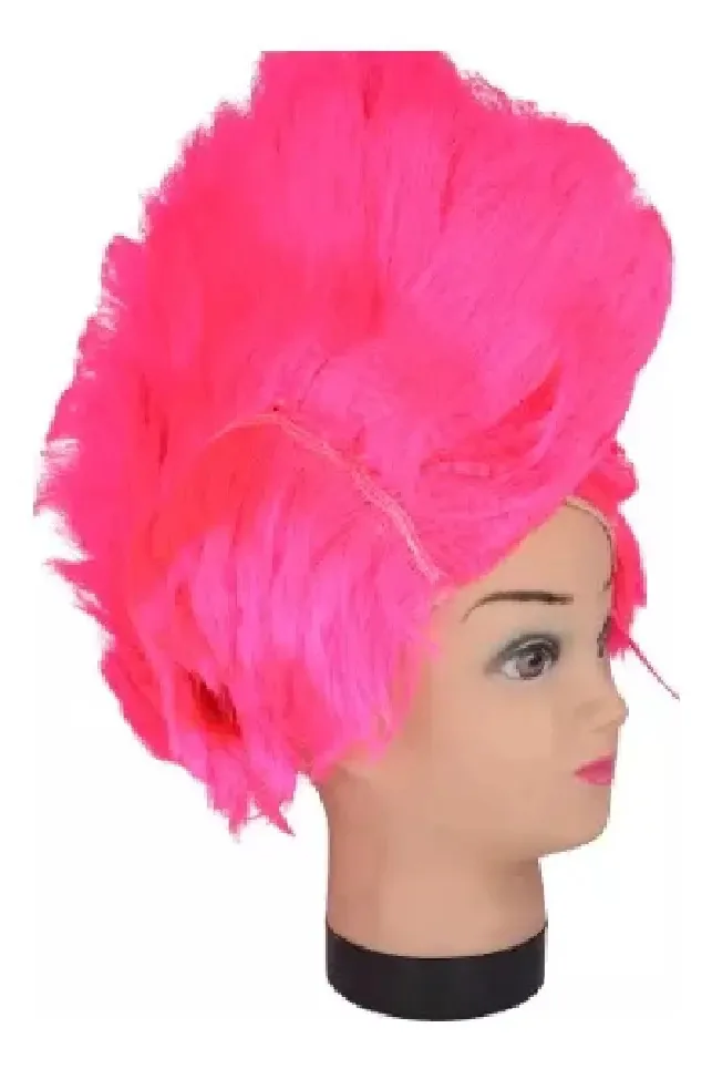 Cores de peruca de festa estilo punk