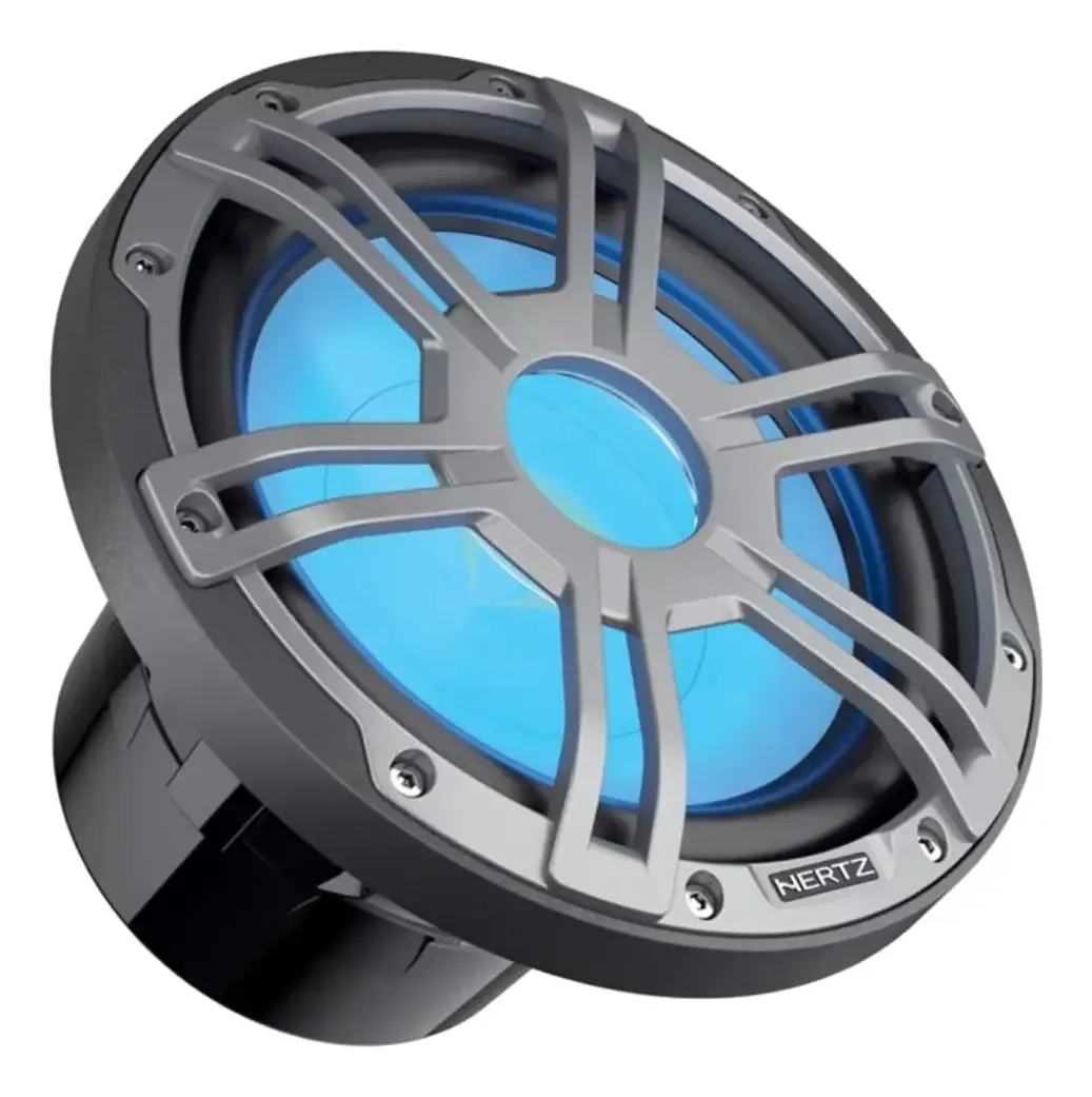 Sub Marine Hertz Hms 10 S2-ld-g Barcos Lanchas 10'' 250w Rms Cor Prata