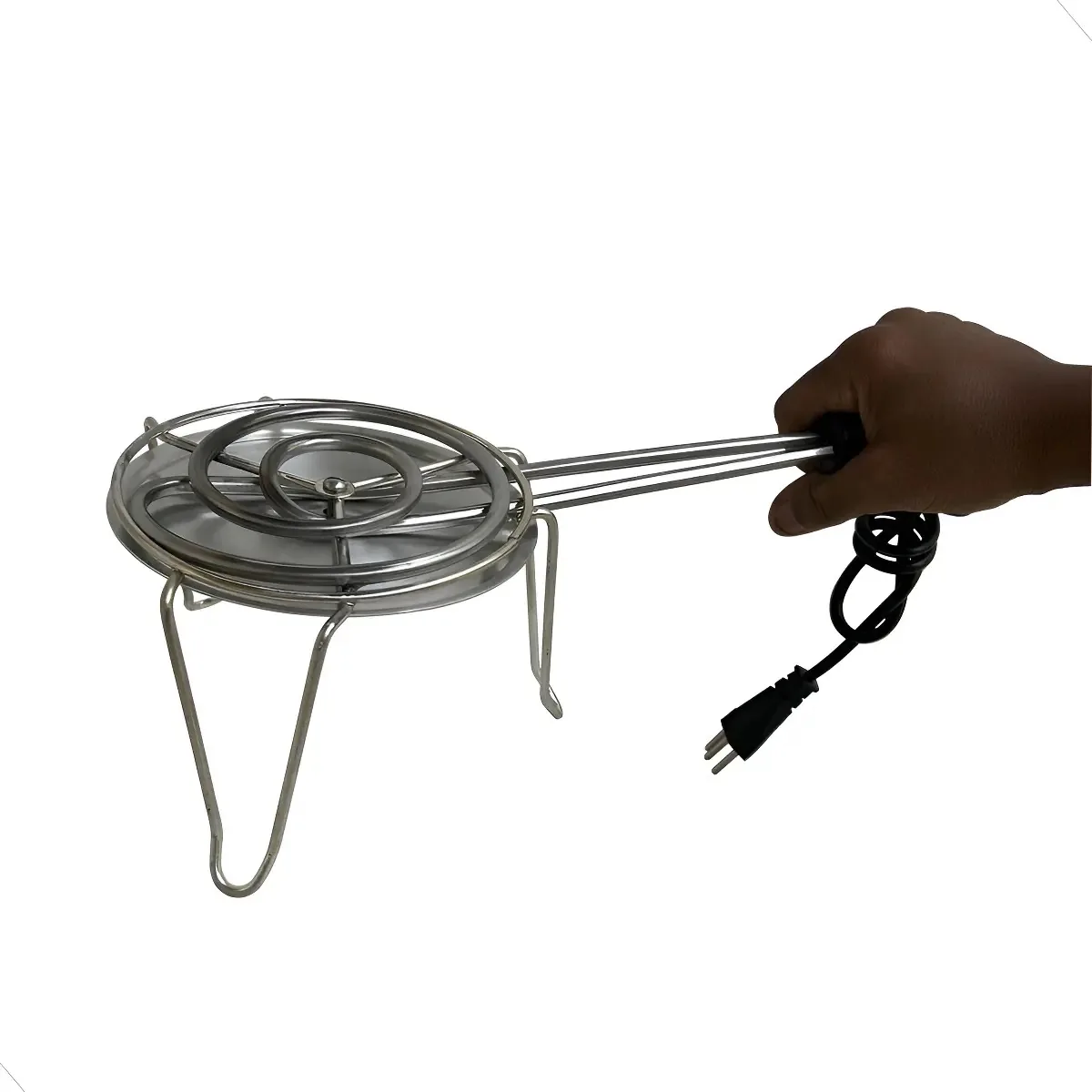 Fogareiro Elétrico 800W Portátil Esquentador de panela marmitas Fogãozinho Eletrico com 1 Boca