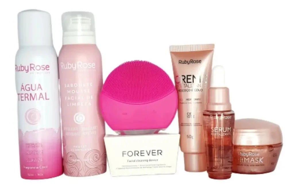 Forever / Ruby Rose Limpeza Facial Esponja Rosa