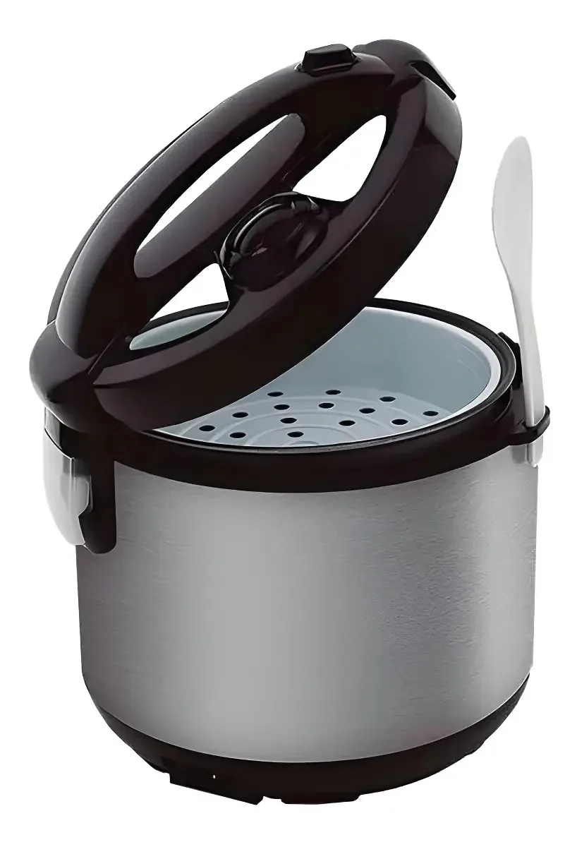 Panela Elétrica Arroz E Legumes Inox 6x Visor De Vidro