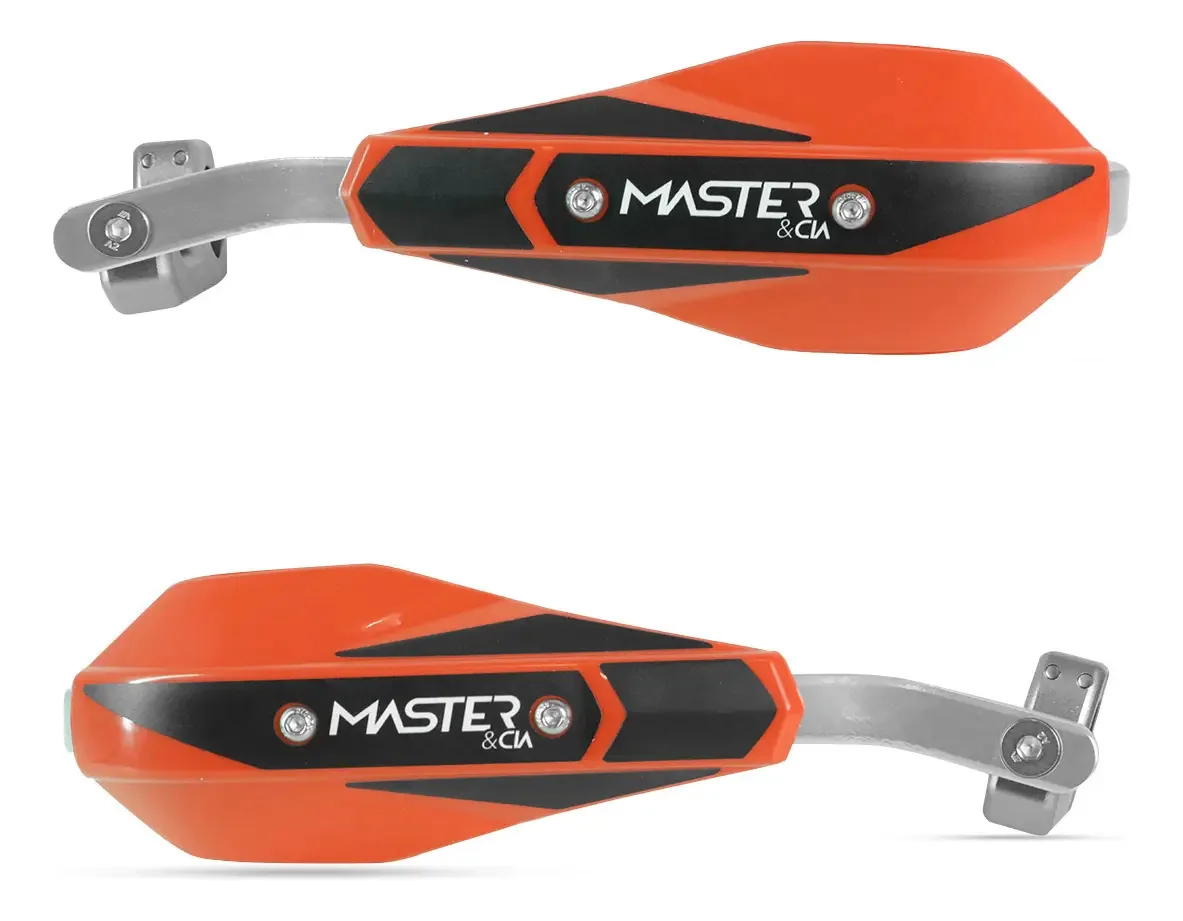 Protetor De Mão Alma Master E Cia Guidão Laranja 22mm