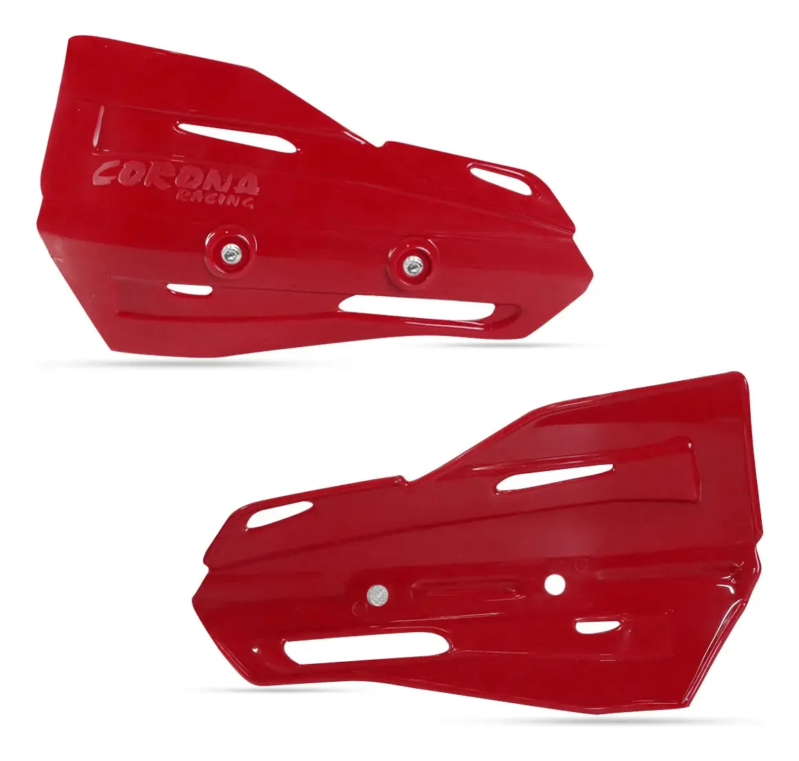 Plastico Concha Quilha Protetor Mao Corona Casquilho Cor Vermelho