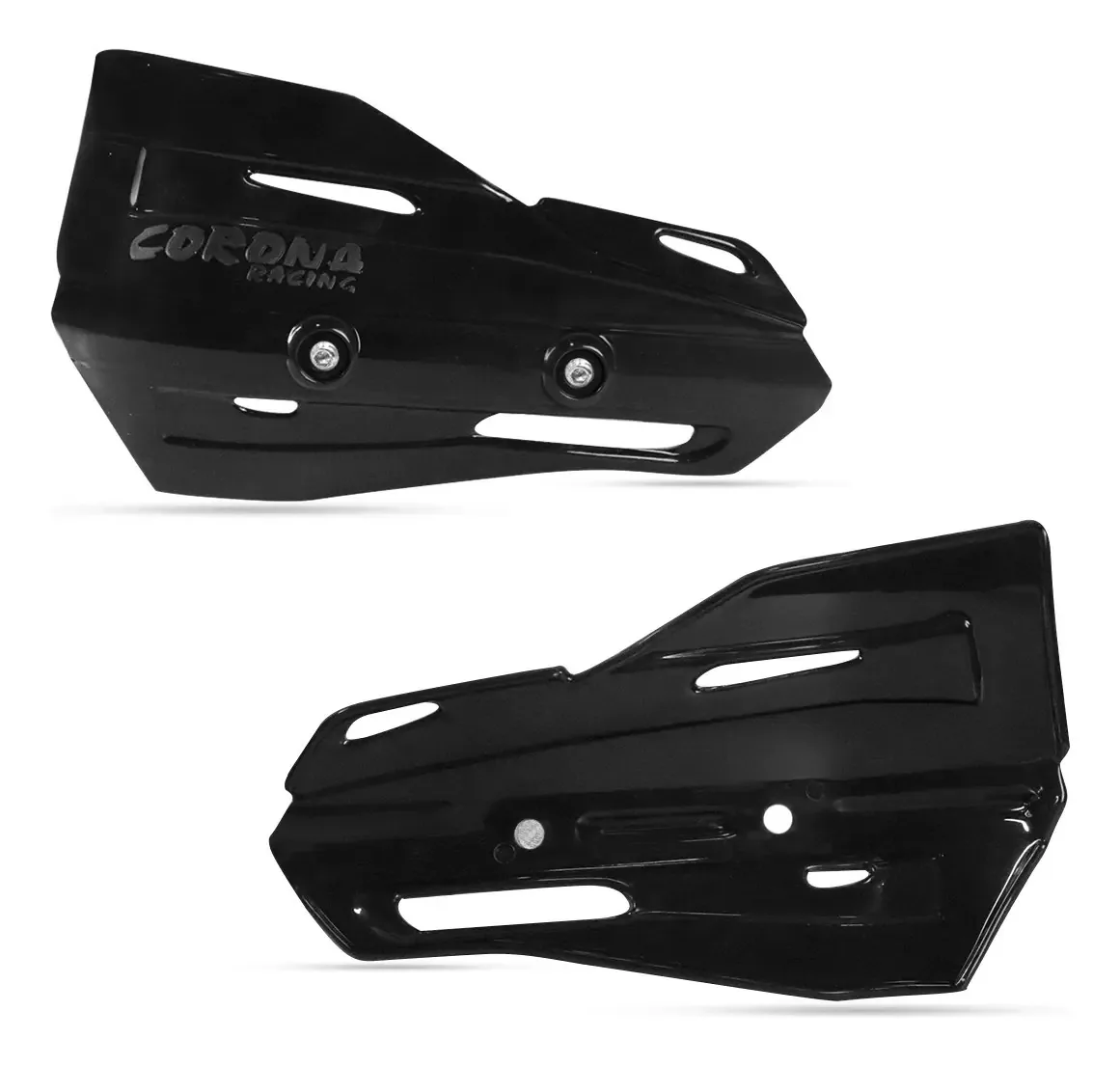 Plastico Concha Quilha Protetor Mao Corona Casquilho Cor Preto