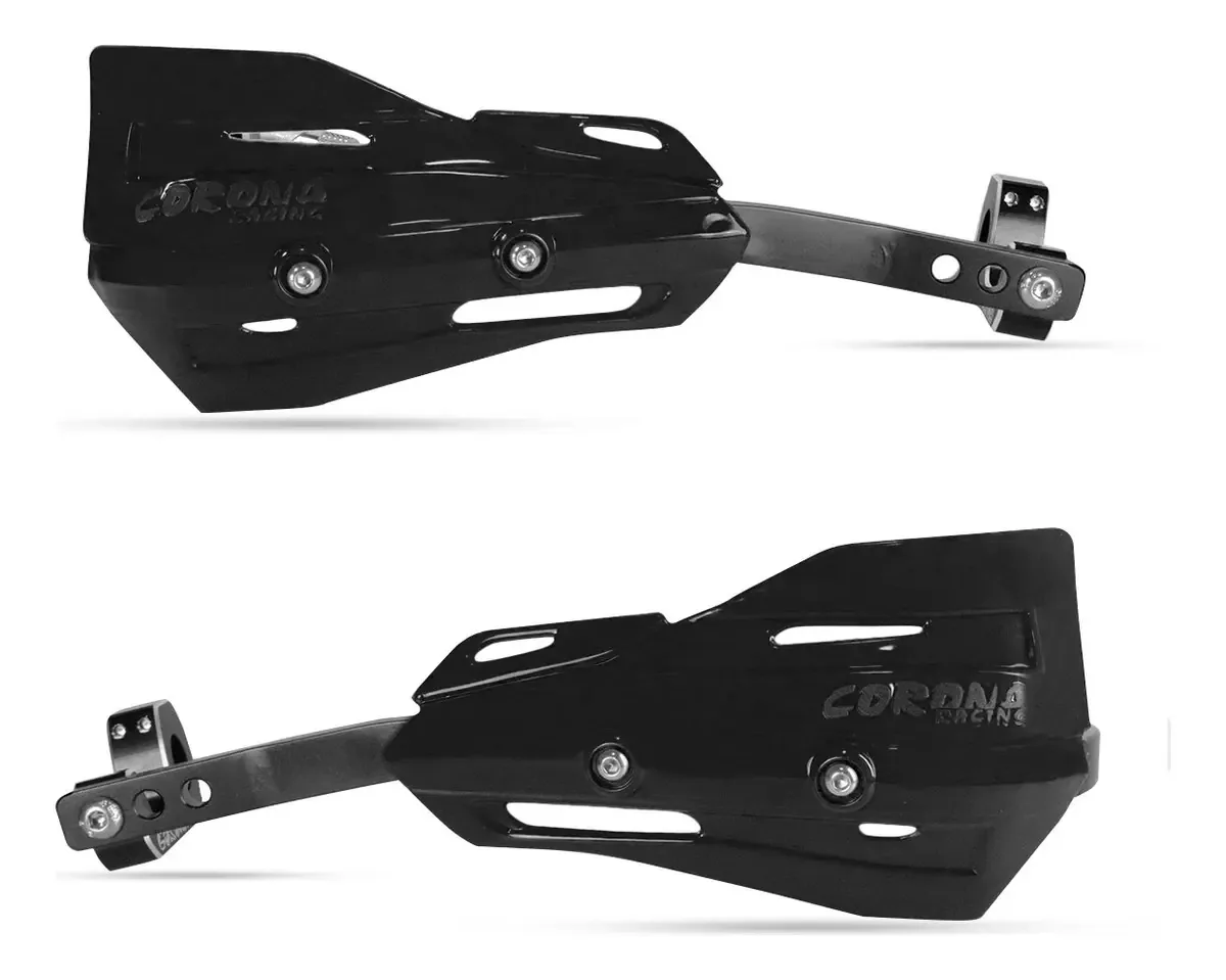 Protetor de Mão Corona Racing de Alumínio 31mm, Preto