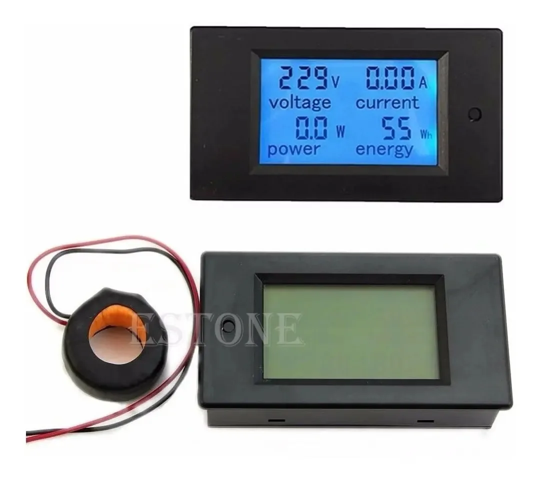 Medidor Consumo Energia Kwh Medidor Luz Voltimetro Kilowatts 110v/220v (bivolt)