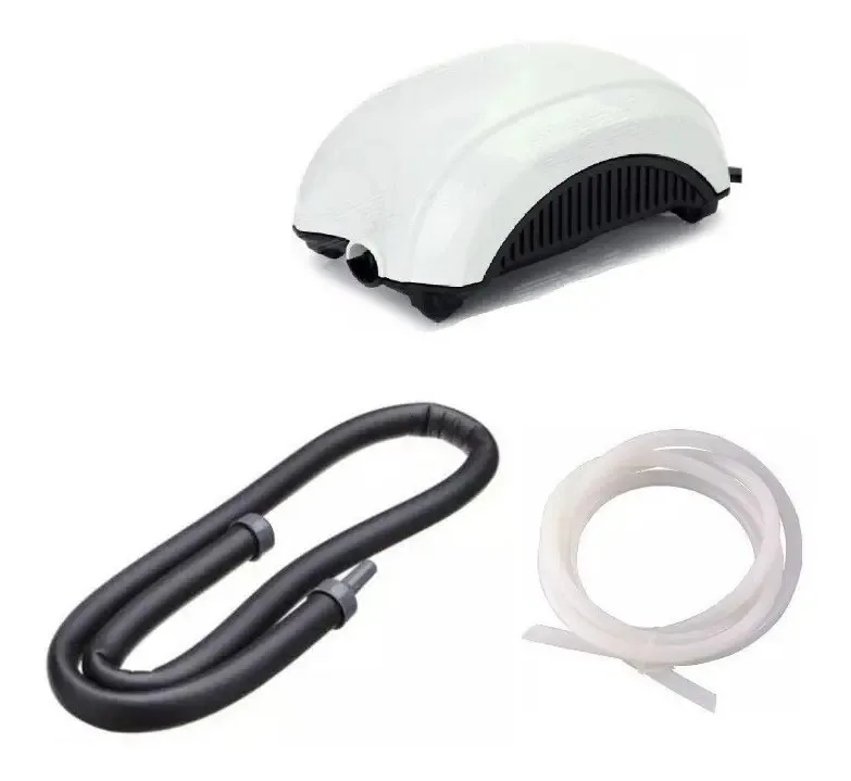 Compressor Aquario + Cortina De Ar Aquario Oxigenador 75cm