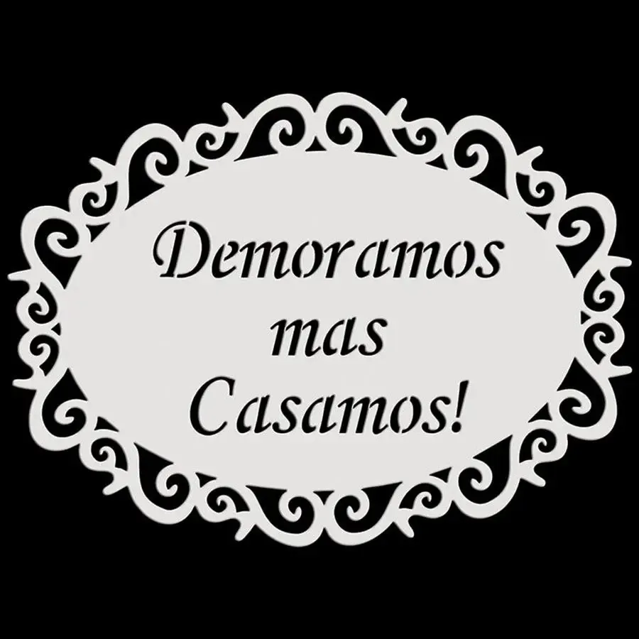 Plaquinhas De Casamento Branca Noiva Demoramos Mas Casamos