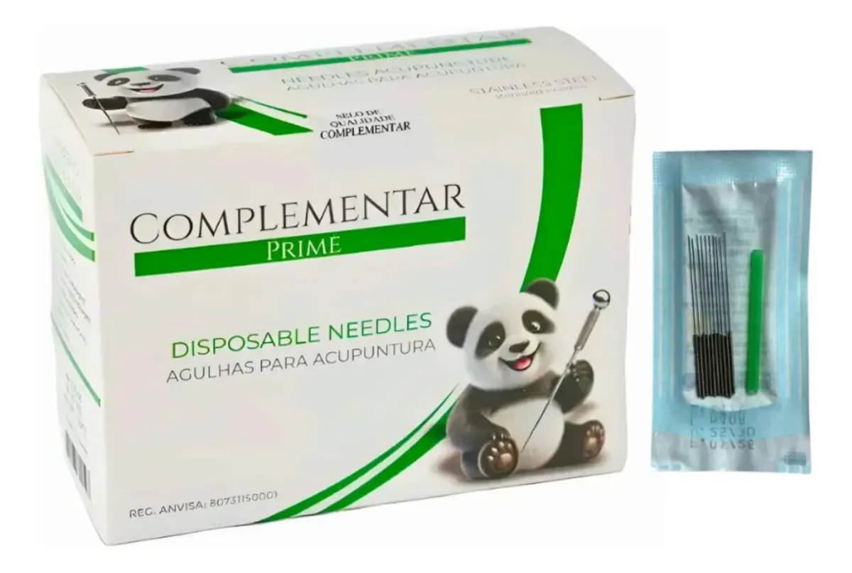 Agulha De Acupuntura 0,25x15 Sistêmica Complementar 1000 Un