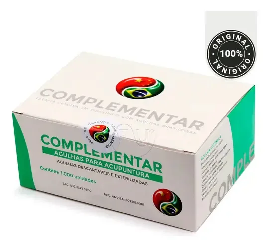 Agulha De Acupuntura 0,25x30 Sistêmica Caixa Com 1000 Un