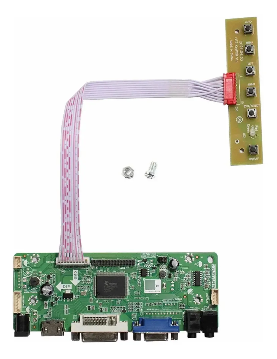 Vsdisplay - Placa controladora LCD de áudio HD-Mi Dvi Vga Pa