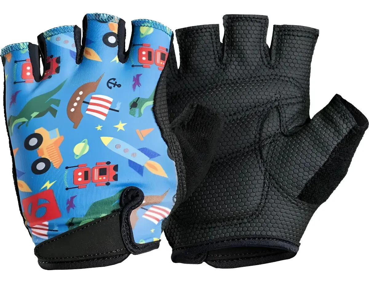 Luva Infantil Para Ciclismo Bontrager Cor Azul Tamanho G/gg