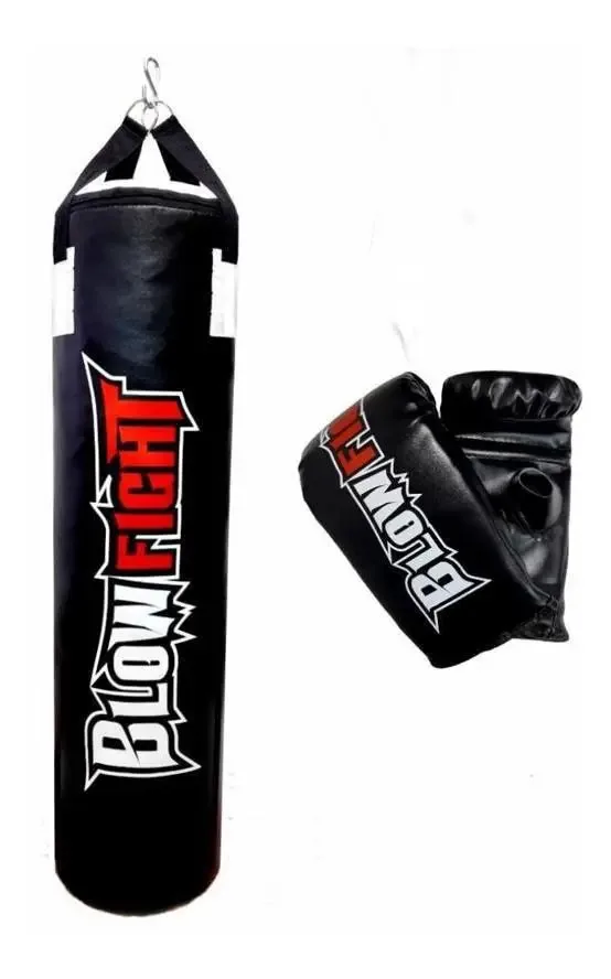 Saco De Box 70 Cm Profissional + Luva Bate Saco