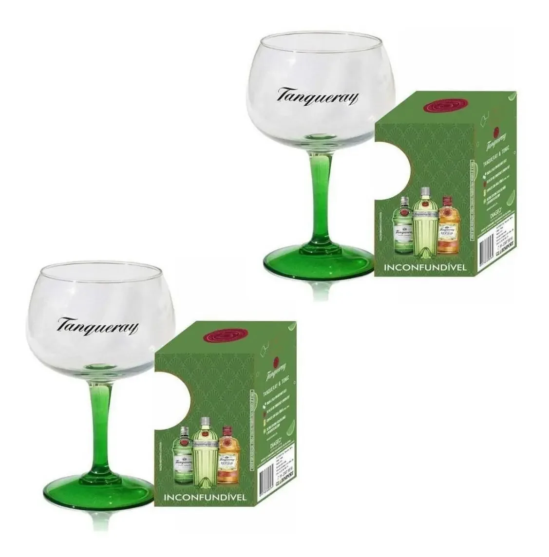 Kit 2 Taças Gin Tanqueray + 6 Especiarias