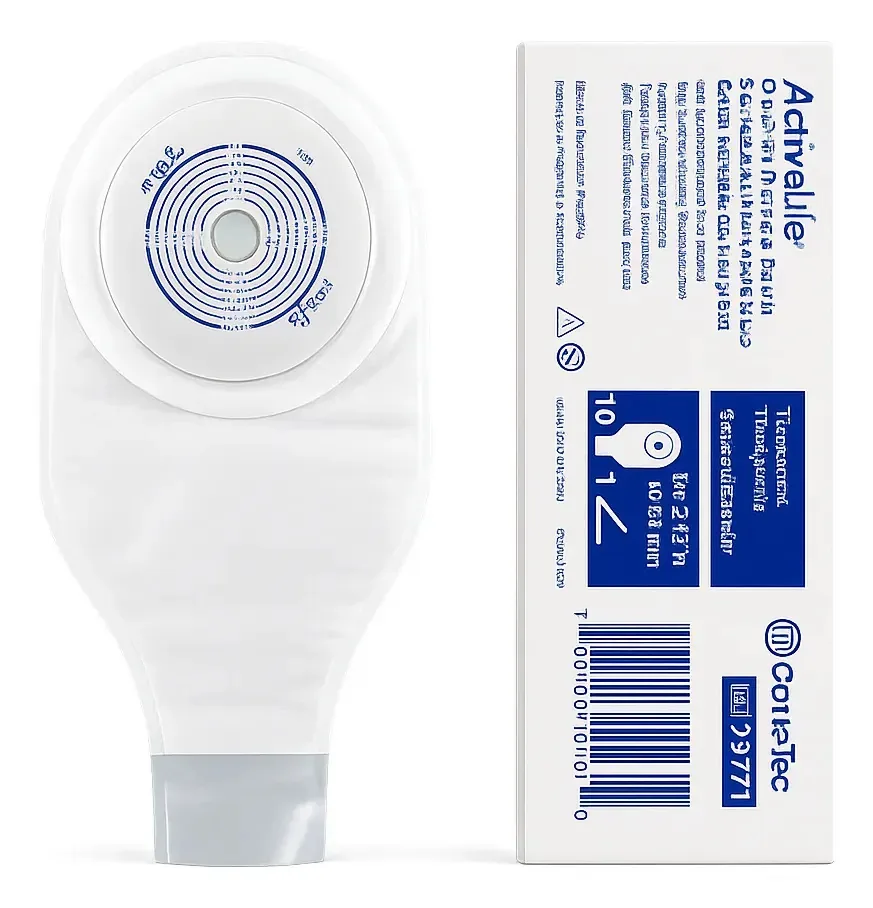 Bolsa de Colostomia Drenável Convatec Active Life Para 64mm (10 Unidades)