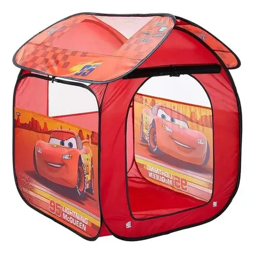 Barraca Infantil Carros Relâmpago Mcqueen Dobrável Menino