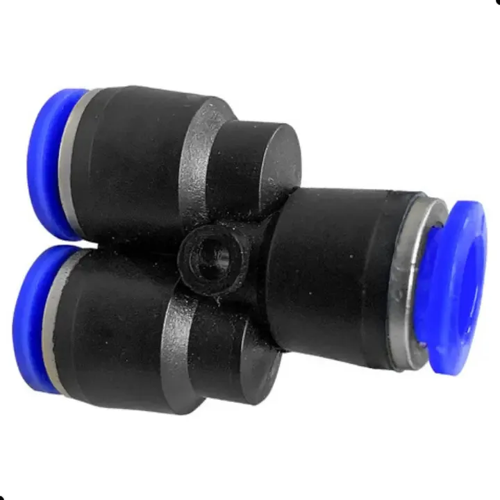 Conexao Pneumatica Uniao Y Mangueira Tubo 8mm 5pç