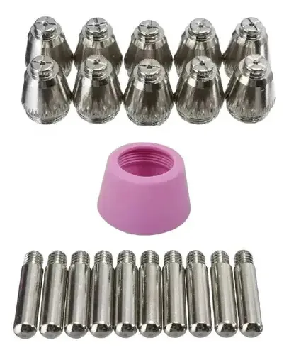 20 Consumíveis Plasma Ag60 Sg55 Wsd60 10 Bicos 10 Eletrodos