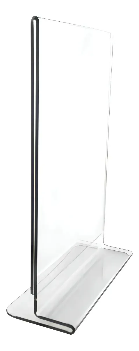 Display Expositor Acrílico Sikin A4 T Invertido Kit C/2 Unidades