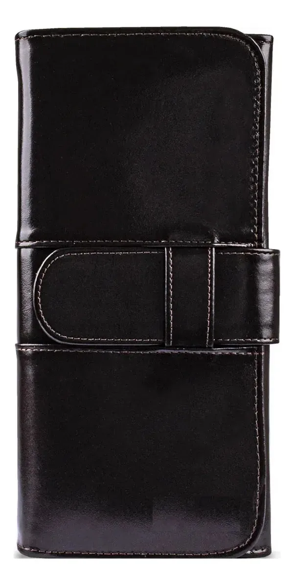 Carteira Artlux Masculina Grande em Couro com Porta Moedas Marrom