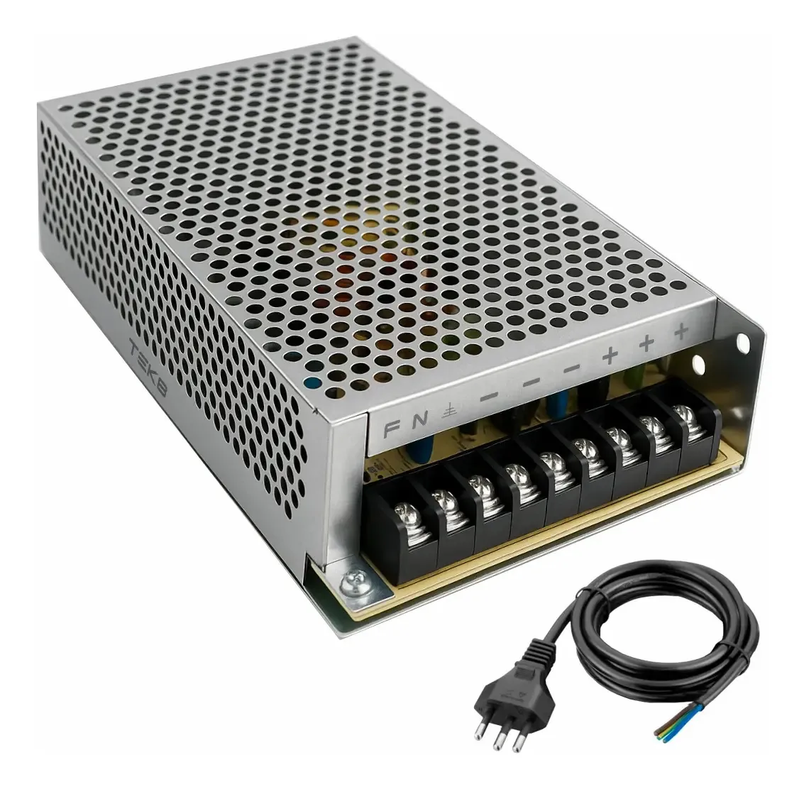 Fonte De Alimentação Chaveada Bivolt - 24v 10a 250w Real