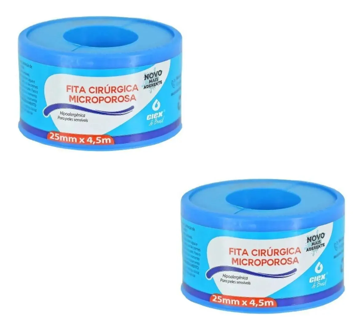 Fita Microporosa 25x4.5 Kit Com 2 Unidades