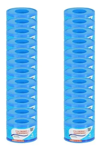 Fita Microporosa 25x4.5 Kit Com 24 Unidades