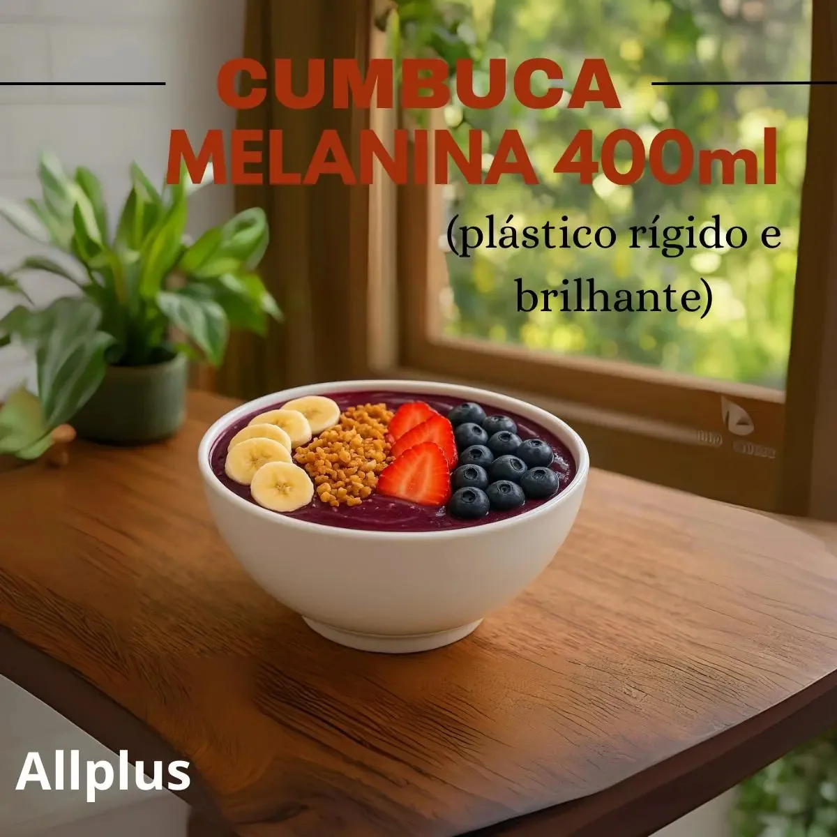 Kit 4 Tigelas Cumbuca Melanine Caldo Sopa Açai