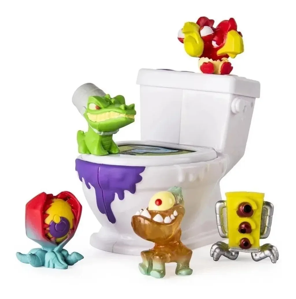 Privadinha Flush Force Bizarra Com 5 Figuras Sunny